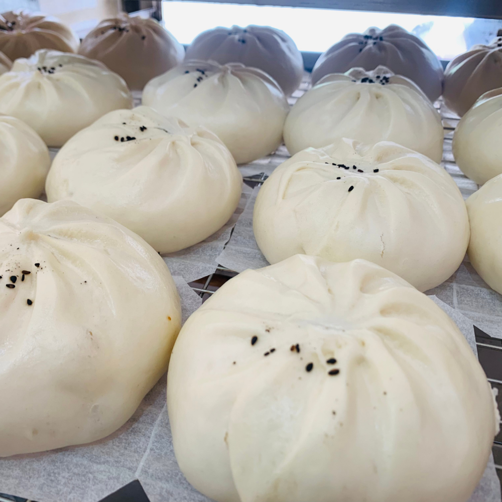 素得福素食包子芝麻包 老麵發酵,吃了不礙胃